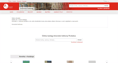 Desktop Screenshot of katalog.upce.cz