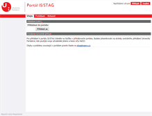 Tablet Screenshot of portal.upce.cz
