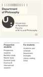 Mobile Screenshot of filosofie.upce.cz